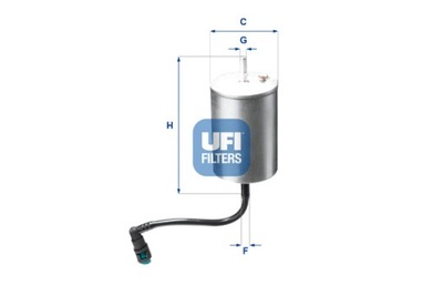 UFI FILTRO COMBUSTIBLES PORSCHE BOXSTER 96-  