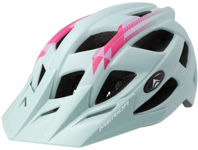 Kask Merida Psycho szaro różowy