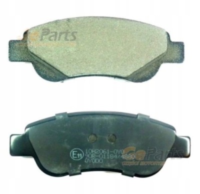 Oyodo 10h2061-oyo набір гальмівних колодок гальмівних, гальма дискові фото №1