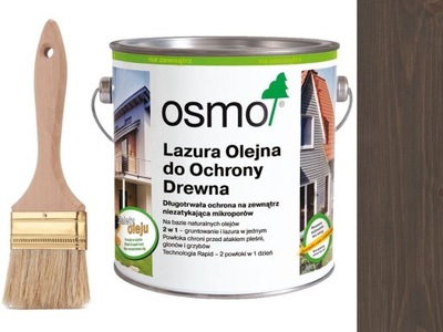 OSMO 907 Lazura Ochronna do drewna SZARY 2,5L