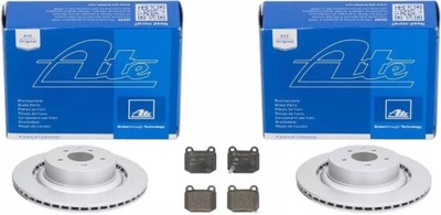 Ate гальмівні диски+ гальмівні колодки задня nissan 350z 322mm фото №1