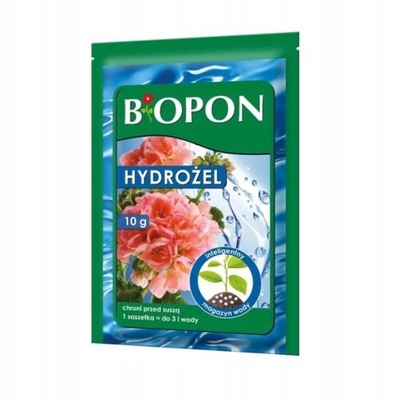 Hydrożel Biopon 10 g zatrzymuje wilgoć