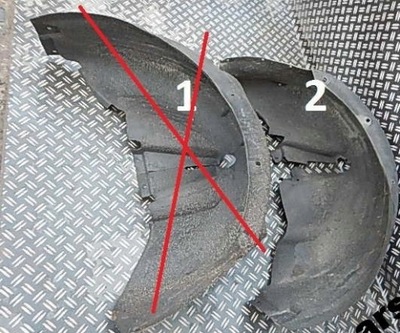 Audi a6 c6 4f0 підкрилок задні праве задня фото №1