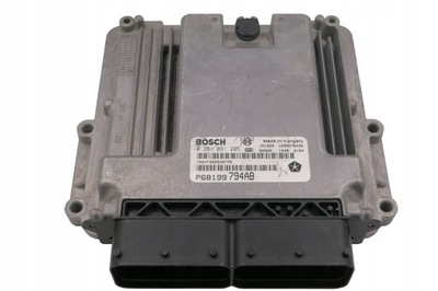 Блок керування / модуль ecu jeep cherokee p68199794ab 0281031205 програмування фото №1