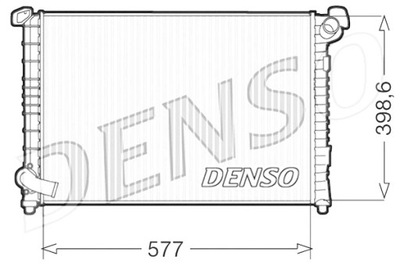 DENSO РАДИАТОР ДВИГАТЕЛЯ ВОДЫ МИНИ R50 R53 R52 R56 1.6 06.01-02.12