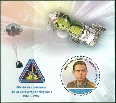 Katastrofa Sojuz-1 W. Komarow kosmos blok #BEN1734