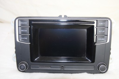 Радио cd mp3 sd vw t6 scirocco caddy 1k8035150h фото №1