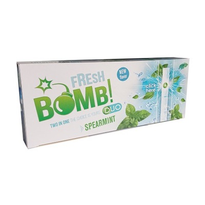 Gilzy Gilza Fresh bomb Spearmint miętowe z kulką klik klick klikane