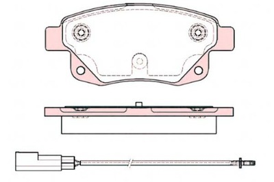 Roadhouse тормозные колодки тормозные ford tourneo connect 1. фото №1