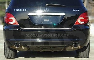 Накладка ліхтарі молдинг хром задній задня кришки багажника mercedes r-klasa w251 фото №1