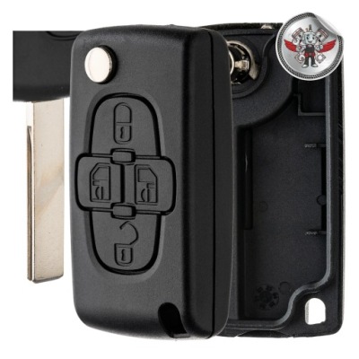 Корпус ключа пульта do citroen c8 peugeot 807 1007 5008 фото №1