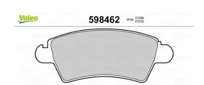 Гальмівні колодки гальмівні перед valeo peugeot 206 306 xsara фото №1