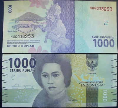 Banknot 1000 rupiah 2018 ( Indonezja )