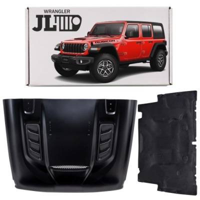 Jeep wrangler jl 2018+ тюнинговая капот вентилируемая европа фото №1