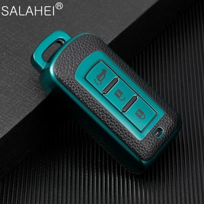 A-GREENTPU CAR SMART KEY CASE COVER HOLDER PARA MITSUBISHI OUTLANDER LANCER  