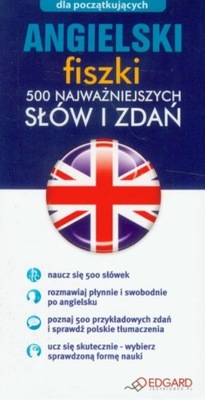 Angielski Fiszki 500 najważniejszych słów i zdań