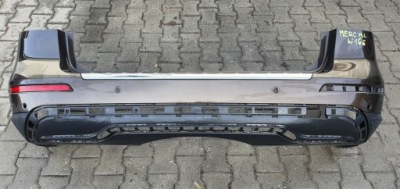 Mercedes ml w166 бампер задний  хром a1668850325 фото №1