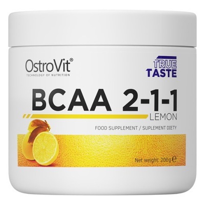 OSTROVIT BCAA 2:1:1 200G SMAK CYTRYNOWY