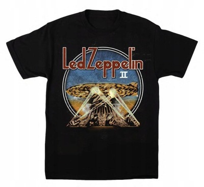 Led Zeppelin Lzii Searchlights Black T-Shirt,Black