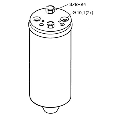 Осушувач кондиціонера opel opel frontera 99- 2.2 фото №1