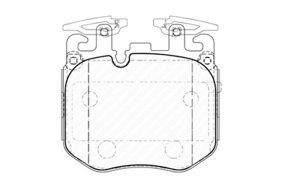 FERODO КОЛОДКИ ДИСКОВЫЕ ТОРМОЗНОЕ ПЕРЕД BMW 2 G42 G87 3 G20 G80 G28 3 G21 3 G21 фото