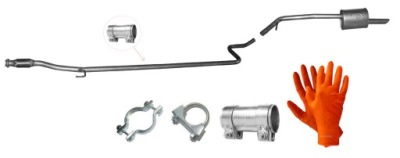 Peugeot 301 1.6 hdi 68kw 2012-12/2013 труба средняя гаситель конечный фото №1