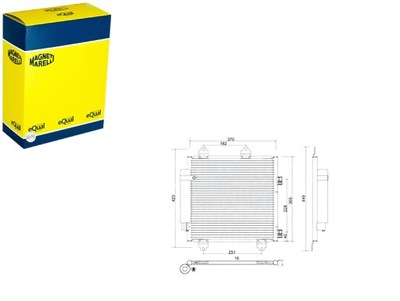 CONDENSADOR CITROEN C1 PM_ PN_1.0 MAGNETI MARELLI  