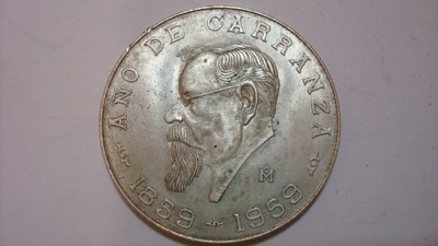 Meksyk 5 Pesos 1959 - Carranza stan 1-