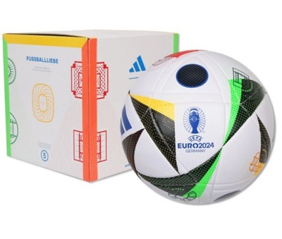Piłka nożna adidas na EURO 2024 Box prezentowy Fussballliebe League r 5
