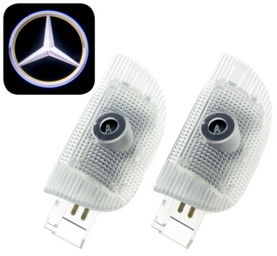 MERCEDES DIODO LUMINOSO LED PROYECTOR LOGOTIPO R230 W220 W215 S SL CL  