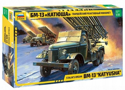 Model do sklejania Zvezda 3521 BM-13 Katiusha (1:35)