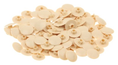 ZAŚLEPKA MEBLOWA POD KONFIRMAT Ø 12 mm BEŻ 100x