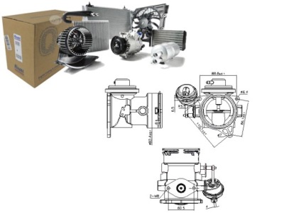 Клапан egr vw california t5 camper multivan v transporter v 2.5d фото №1