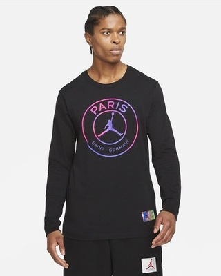 Koszulka Air Jordan x PSG Paris Longsleeve czarna