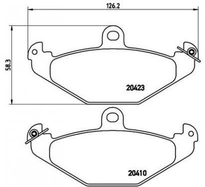 Brembo гальмівні колодки гальмівні lotus 2 eleven фото №1