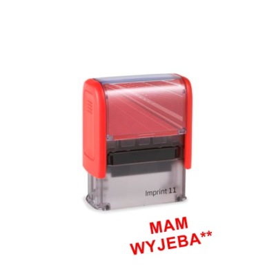 Pieczątka MAM WYJEBA** prezent urodziny
