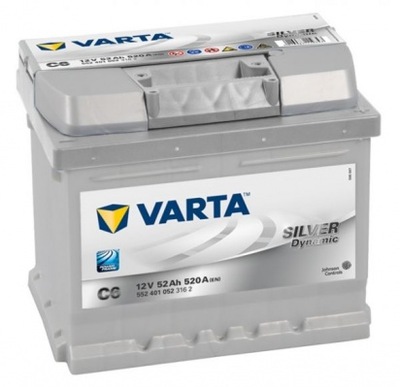 АКУМУЛЯТОР VARTA SILVER 52AH 520A