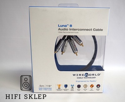 Kabel Wireworld Luna 8 interkonekt RCA 2x1 m