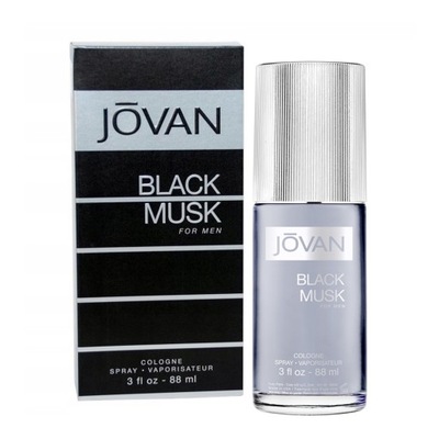 JOVAN Black Musk EDC woda kolońska spray 88ml