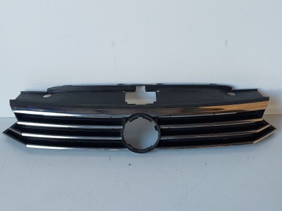 Vw passat b8 решітка радіатора решітка радіатора бампера перед фото №1