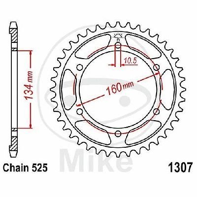 ENGRANAJE PARTE TRASERA JT 44-ZEBY CBR 600 2001-2015  