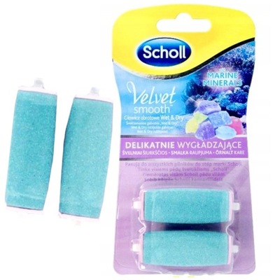 Scholl Velvet Smooth Wet & Dry GŁOWICE OBROTOWE DELIKATNE WYGŁADZAJĄCE