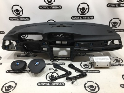 Bmw 3 e90 e91 e92 e93 панель приладів консоль подушка безпеки ремені фото №1