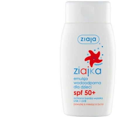 ZIAJA EMULSJA OCHRONNA DO OPALNIA SPF50 dla dzieci