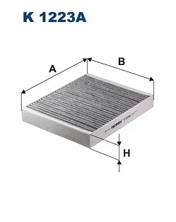 K1223A FILTRO CABINAS DE CARBON  