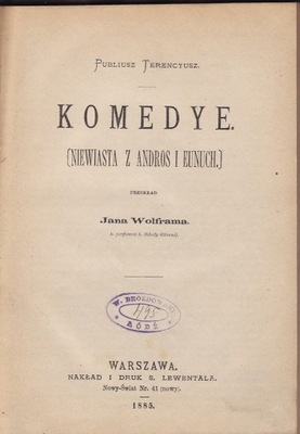 KOMEDYE - P. TERENCYUSZ