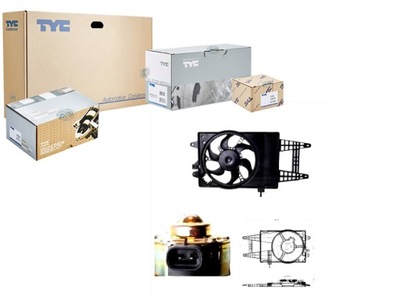 Tyc 809-0004 вентилятор, охолодження двигуна фото №1