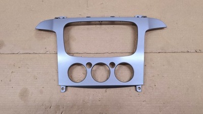 Ford s-max mk1 galaxy mk3 2006 - 2015 rok рамка радіо консолі срібляста сіра фото №1