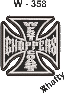 WEST COAST CHOPPERS, NASZYWKA MOTOCICLETA  