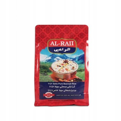 RYŻ BASMATI AROMATYCZNY SELLA PAKISTAN 900 g Al-Raii